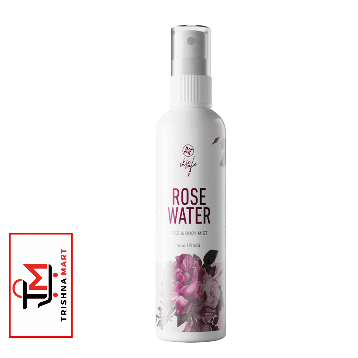 Skin Cafe 100% Natural Rose Water Face & Body Mist – 120ml