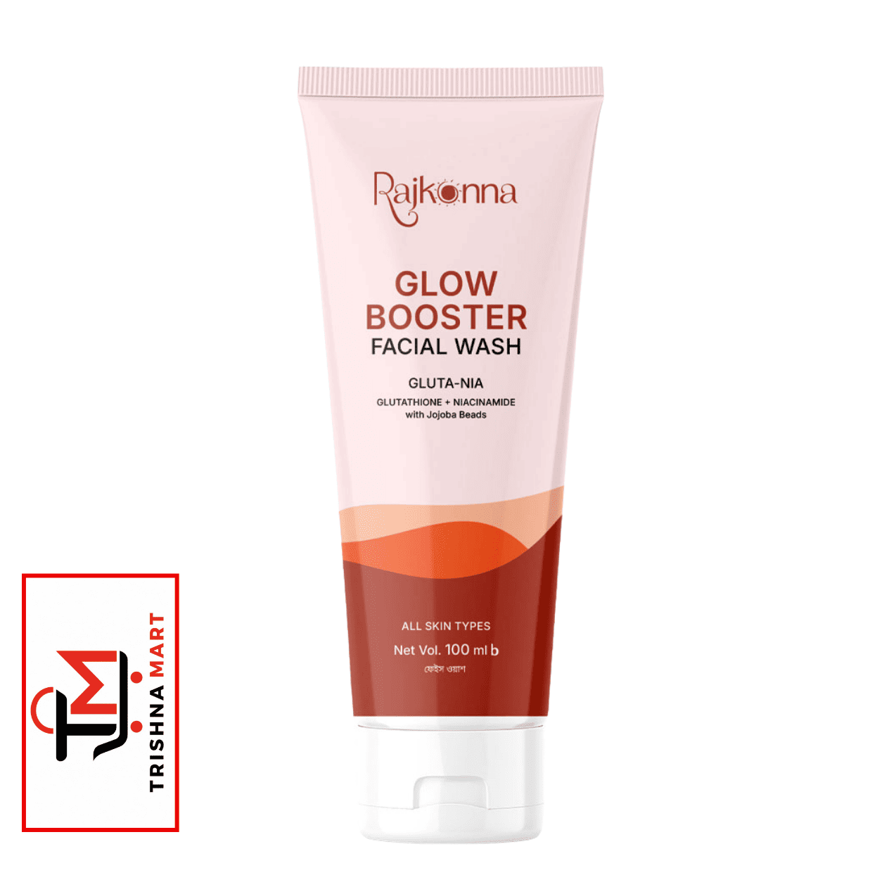 Rajkonna Glow Booster Facial Wash With Gluta-Nia – 100ml