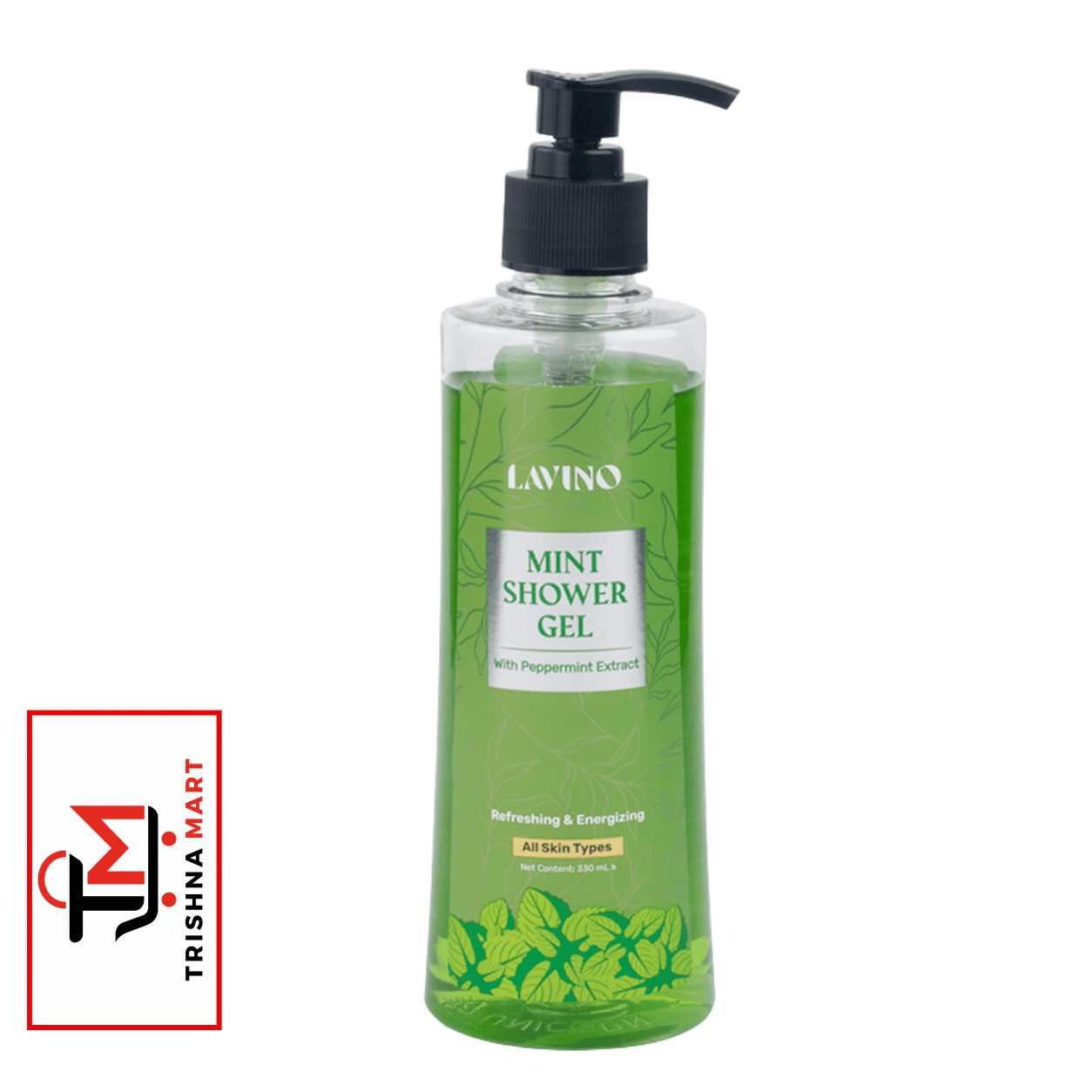 Lavino Mint Shower Gel With Peppermint Extract – 330ml